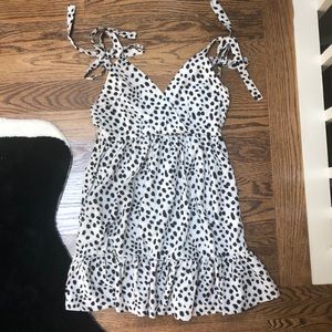 Black and White SHEIN Dress